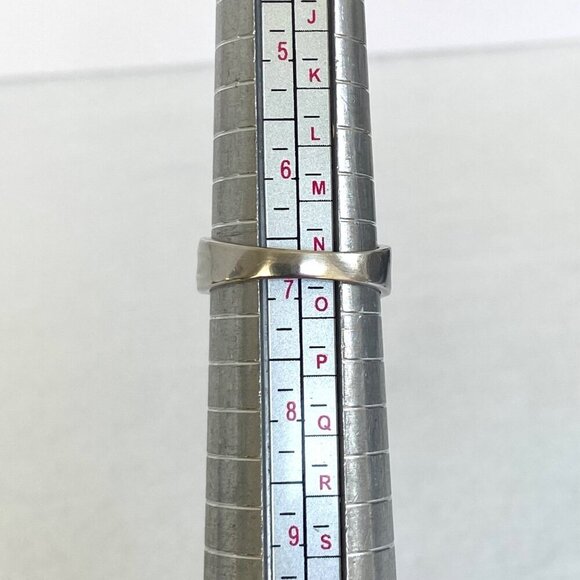 Sterling Silver 925 FZN Multi Stone Cubic Zirconia Engagement Ring Sz 6.75 - Picture 10 of 16